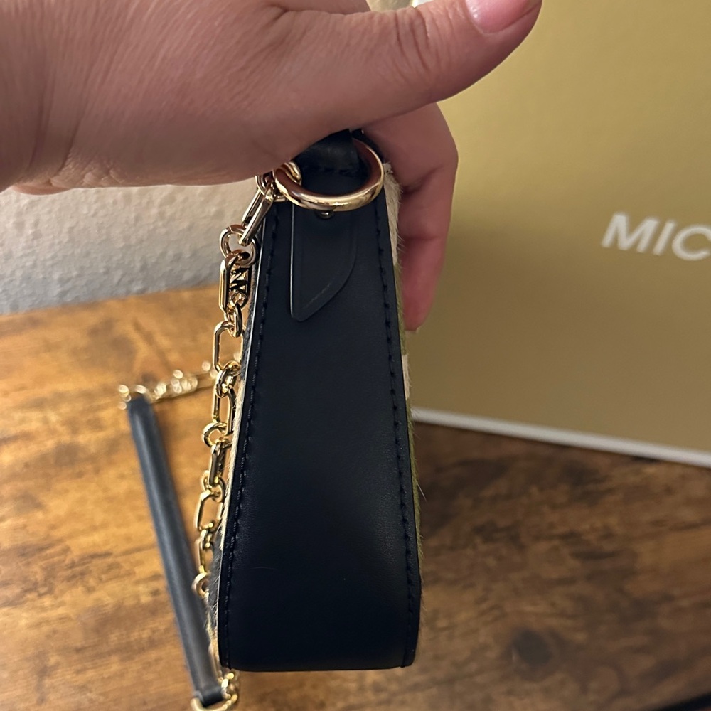 Michael Kors Camouflage Empire Medium Chain Pouchette - Picture 5 of 8
